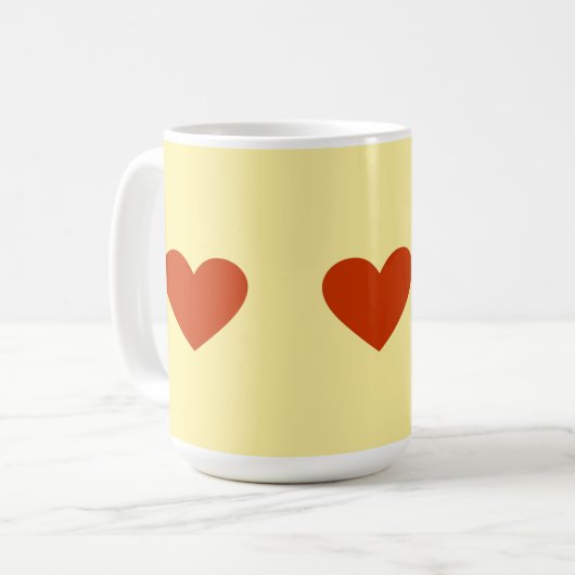 Red Heart Simple Kaffeetasse (Vorderseite Links)