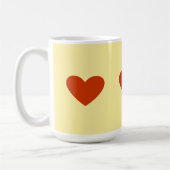 Red Heart Simple Kaffeetasse (Links)