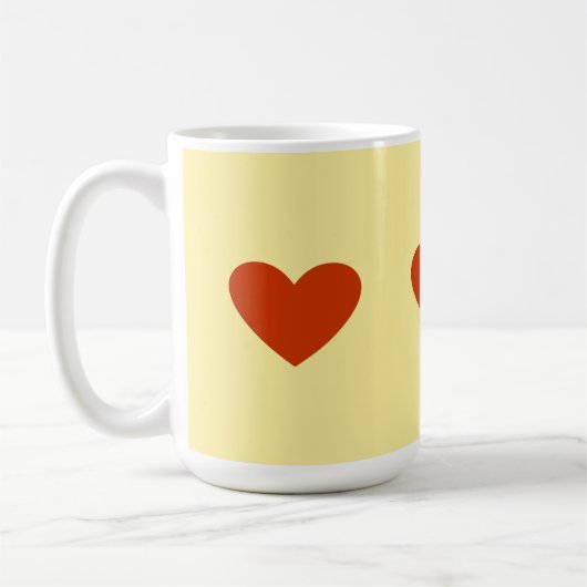 Red Heart Simple Kaffeetasse (Links)