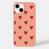 Red Heart Telefon Case-Mate iPhone Hülle (Rückseite)