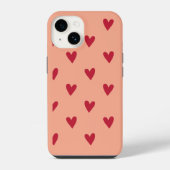 Red Heart Telefon iPhone Hülle (Rückseite)