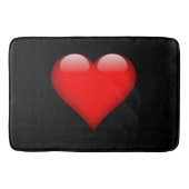 Red Heart Trendy Liebe Wedding Badematte (Vorderseite)