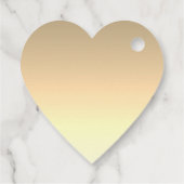 Red Heart Wedding Vielen Dank Geschenkanhänger (Rückseite)