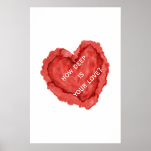 Red Heart wie tief ist deine Liebe? Poster