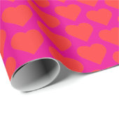 Red Heart Wrapping Paper - Romantic Gift Wrap Geschenkpapier (Rolleneckpunkt)