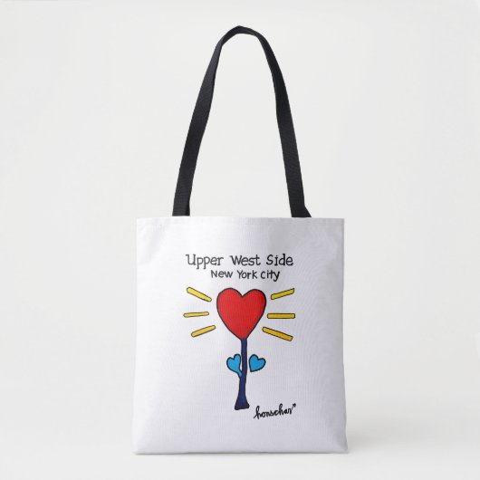Red HeartFlower Shopping Tasche (Vorderseite)