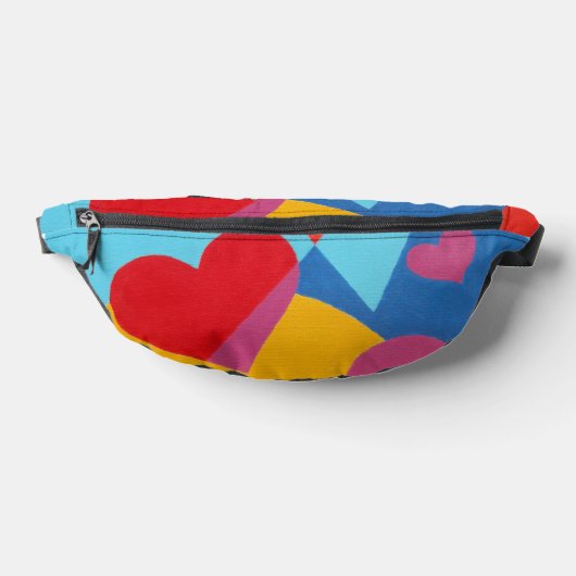 Red Hearts Abstract Fanny Pack Bauchtasche (Ablage )