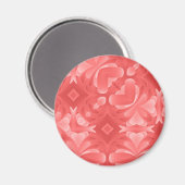 Red Hearts and Diamonds Magnet (Vorderseite/Rückseite)