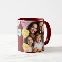 Red Hearts and Foto Message | Spanischer Muttertag