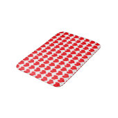 Red Hearts Badematte (Schrägansicht)