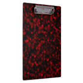 Red Hearts Blake Vision Dunkle schwarze romantisch Klemmbrett (Rechts)