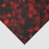Red Hearts Blake Vision Dunkle schwarze romantisch Seidenpapier (Ausschnitt)