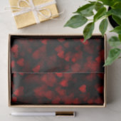 Red Hearts Blake Vision Dunkle schwarze romantisch Seidenpapier (Geschenk)