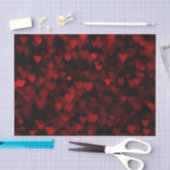 Red Hearts Blake Vision Dunkle schwarze romantisch Seidenpapier (Handwerk)