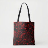 Red Hearts Blake Vision Dunkle schwarze romantisch Tasche (Vorderseite)