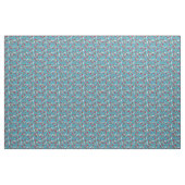 Red Hearts Blue Nurse Doctor Pattern Stoff (Yard (91,4 cm))