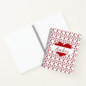 Red Hearts Bullet Journal Notizblock (Innenseite)
