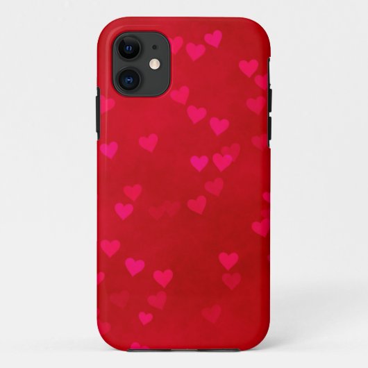Red Hearts Case-Mate iPhone Hülle (Rückseite)