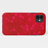 Red Hearts Case-Mate iPhone Hülle (Rückseite (Horizontal))
