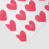 Red Hearts (Design 34 Red Series) Seidenpapier (Ausschnitt)