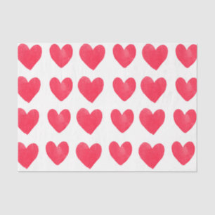 Red Hearts (Design 34 Red Series) Seidenpapier