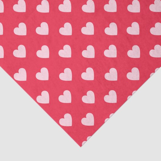 Red Hearts (Design 44 Red Series) Seidenpapier (Ausschnitt)