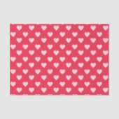 Red Hearts (Design 44 Red Series) Seidenpapier (Vorderseite)