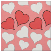 Red Hearts Fabric Red Liebe Valentine's Stoffe (Muster)