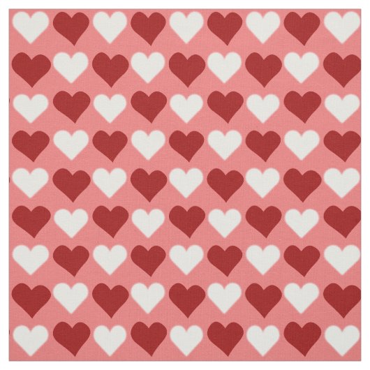 Red Hearts Fabric Red Liebe Valentine's Stoffe (Muster)