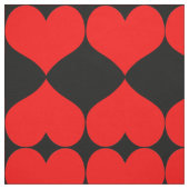 Red Hearts Fabric Stoff (Muster)