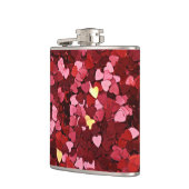 Red Hearts Flachmann (Links)