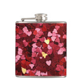 Red Hearts Flachmann (Vorderseite)