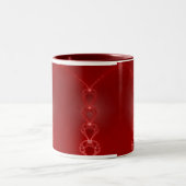 Red Hearts Fraktal Tasse (Mittel)