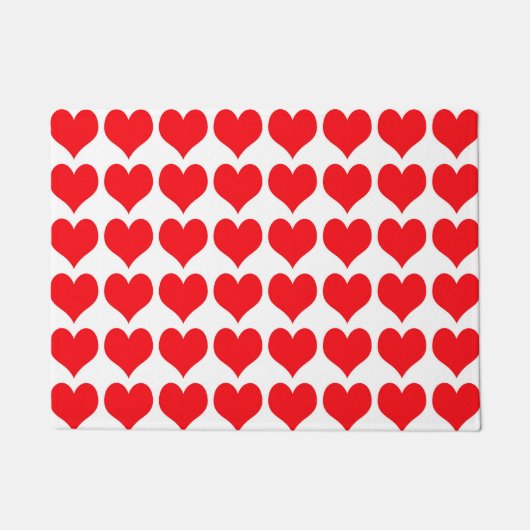Red Hearts Fußmatte (Vorderseite)