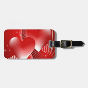 Red Hearts Gepäckanhänger