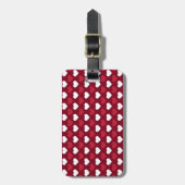 Red Hearts Gepäckanhänger (Vorderseite vertikal)