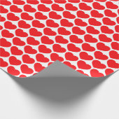 Red Hearts Geschenkpapier (Ecke)