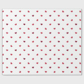 Red Hearts Geschenkpapier (Flach)