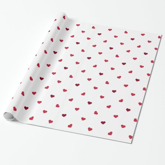 Red Hearts Geschenkpapier (Ungerollt)