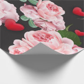 Red Hearts Geschenkpapier (Ecke)