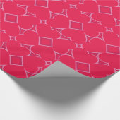 Red Hearts Geschenkpapier (Ecke)