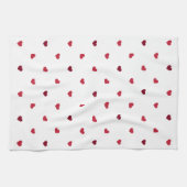 Red Hearts Geschirrtuch (Horizontal)