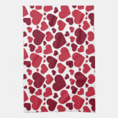Red Hearts Geschirrtuch (Vertikal)