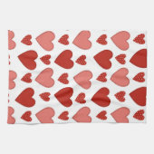 Red Hearts Geschirrtuch (Horizontal)