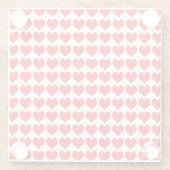 Red Hearts Glasuntersetzer (Rückseite)