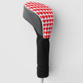 Red Hearts Golf Headcover (angewinkelt)