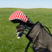 Red Hearts Golf Headcover (In SItu)