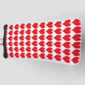 Red Hearts Golf Headcover (Vorderseite)