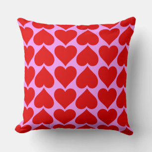 Red Hearts Gone Wild Kissen