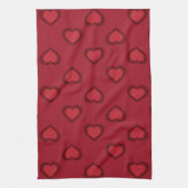 Red Hearts Handtuch (Vertikal)